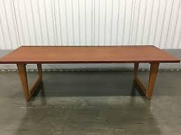 Mid century modern formica coffee table atomic age kitchen kit aluminum mcm long. Danish 1956 Borge Mogensen Model 261 Mcm Coffee Table By Fredericia Stolefabrik Ebay