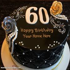 Our talented bakers can create made to order birthday cakes of any size, shapes or flavour! Images Of 60th Birthday Cake With Name