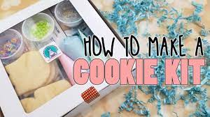 No mess in the kitchen, no oven needed. How To Make A Diy Sugar Cookie Kit A Demonstration By Kookie Youtube