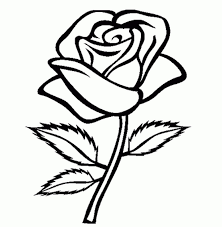 Flower Coloring Pages For Girls Easy Printable Kids Colouring Pages Coloring Home Rose Coloring Pages Coloring Pages For Girls Easy Coloring Pages