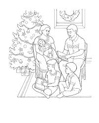 A Family At Christmas Coloring Page For Primary Kids From Lds Org Ldsprimary Http Www Lds Org Me Family Coloring Pages Coloring Pages Santa Coloring Pages