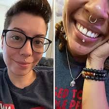 Amazon.com: PunkTracker 16g/18g/20g Threadless Piercing Jewelry for Tragus  Nose Helix Conch Medusa Lip Labret