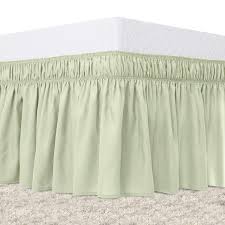 On sale for $12.99 original price $16.84. Amazon Com Guken Ruffled Bed Skirt For King Cal King Size Beds 15 Inch Drop Bedskirt Wrap Around Style Easy Fit Elastic Adjustable Dust Ruffle Silky Soft Wrinkle Free Classic Look Bedroom Decor
