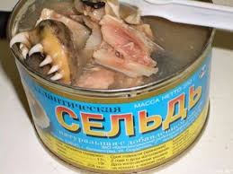 Image result for fake tinned soviet food