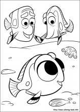 Finding nemo characters coloring pages coloring pages finding nemo pictures to color and dory printable. Finding Nemo Coloring Pages Coloring Page