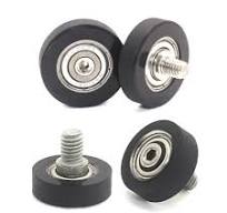 Polyurethane Pulley Pu Rubber Coated Guide Wheel Screw Bearing Roller M6 M8  M10 | eBay