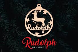 This free svg cut file comes in a single zip file with the following file formats: Reindeer Rudolph Christmas Ornament Graphic By Dtcreativelab Creative Fabrica