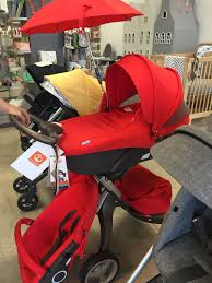 Red Stokke Xplory Stokke Stroller Stokke Stroller Xplory Childrens Accessories