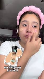 Probando la base de maquillaje Fit Me Matte and Poreless 12h⏰