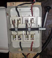 Manual Changeover Switch Transfer Switch Transfer Switch Generator Transfer Switch Diy Electrical