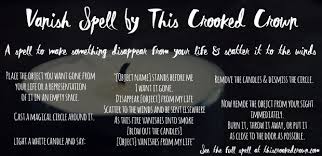 This Crooked Crown Vanishing Spell By This Crooked Crown While The