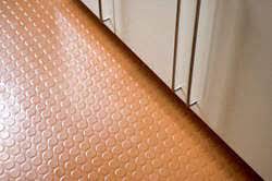 Some types of rubber flooring can be polished to give a glossy finish. Kitchen Rubber Flooring Remodelista