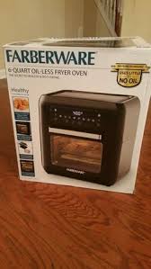 Moosoo 6 qt air fryer lid for instant pot with 7 optional presets, turn your electric pressure cooker into air fryer in seconds, 85% less oil air. New 6 Quart Farberware Oil Less Air Fryer For Sale In Charlotte Nc Offerup