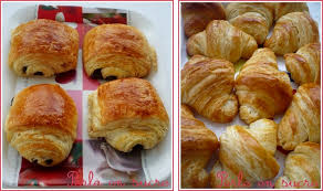 Croissants Et Pains Au Chocolat Perle En Sucre