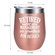 Here are a few that can get your mind running. Buy Retirement Gifts For Women Funny Retired Gifts For Retiring Nurse Teacher Grandma Coworker Mom Wife Boss Employee Friend Sister Best Retiree Wine Gift Ideas Gspy Retirement Wine Tumbler