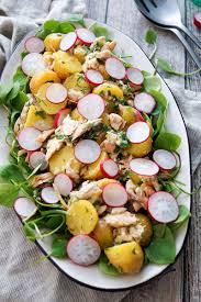 Kartoffelsalat Mit Rauchersaibling Rezept Elle Republic Rezept Kartoffelsalat Salat Rezepte Salat