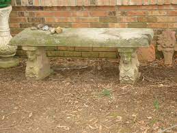 Antique Concrete Figural Garden Bench Garden Bench Concrete Garden Bench Concrete Garden