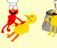 But it's far from the only fowl you can serve the guests at your big thanksgiving bash, and far from. Elmo And Yelmo Cook Big Bird For Thanksgiving Drawception