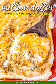Million Dollar Twice Baked Potato Casserole The Best Potato Casserole Ever Potatoe Casserole Recipes Twice Baked Potatoes Casserole Baked Potato Casserole