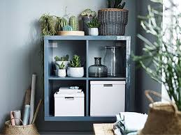 A Kallax Shelving Unit With Clean Simple Design Can Create Stylish Additional Storage And Display In Small And Unused Sp Ikea Kallax Shelf Kallax Ikea Shelves