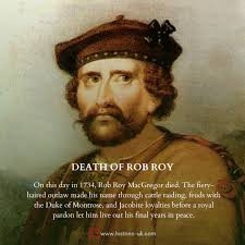 The grave of Rob Roy MacGregor.