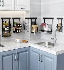 For larger, immobile objects, gather more clean water. Punch Free Stainless Steel Kitchen Racks Wall Hanging Dishes Chopsticks Cutter Seasoning Storage Supplies Pendant Rack Storage Holders Racks Aliexpress