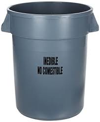 Lid snaps on to can, and is durable under the most extreme weather conditions. Rubbermaid Commercial Fg263256gray Brute Plastic Trash Can Without Lid 32 Gallon Gray Office Waste Bins Amazon Com Industrial Scientific