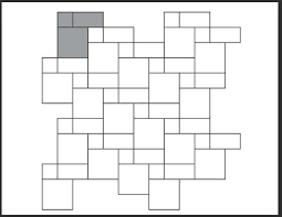 The entire box of 6 12x12 squares weighs 9.5 lbs. Haviland Paver Pattern