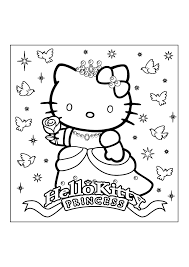 Free Printable Hello Kitty Coloring Pages Coloring Home