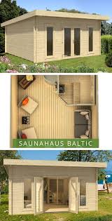 Sauna House Baltic 44 Iso Saunahaus Gartenhaus Mit Sauna Sauna