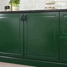 Bodbyn Door Dark Green Ikea Green Kitchen Cabinets Ikea Custom Kitchen Cabinets