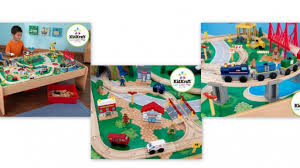 With 120 colorful pieces, kids will love the adventure of pushing the train around and through a gentle waterfall and over a suspension bridge. Kidkraft Waterfall Mountain Train And Table Set 149 99 Free Ship At Costco Ca