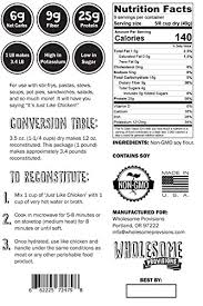 Tvp in various forms has been used as a meat substitute since the 1960s. Textured Vegetable Protein Tvp Vegan Meat Substitute 100 Hexane Free Made With 1 Graded Yellow Soybeans 100 Veganpantry Com