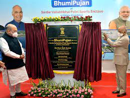 The stadium has 11 practice pitches made of red and black soil. Renaming Sardar Patel Cricket Stadium To Narendra Modi Stadium Stirs Row