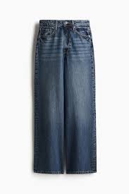 Petite length feather soft wide ultra high jeans | H&M Brasil