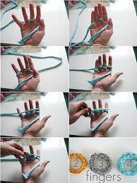 See more ideas about diy bracelets, jewelry crafts, bracelet crafts. Wonderful Diy Finger Knitted Bracelet From Jersey T Shirt