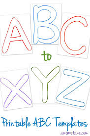 Free Abc Printable Templates A Mom S Take Abc Printables Printable Letter Templates Free Printable Letters