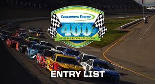 Nascar monster energy starting lineup todayall software. Consumers Energy 400 Entry List Michigan Int L Speedway Mrn