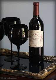 Diy Ornate Gothic Black Gold Serving Tray Wine Tasting Gothic Entertaining Goth It Yourself Project Www Me Red Blend Wine Gothic Wine Gold Serving Tray