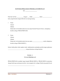 Contoh surat kontrak kerja proyek. Kontrak Kerja Proyek Contoh Perjanjian Kerja Kontrak Bilingual 2 Bahasa Hal Yang Terpenting Dalam Pelaksanaan Proyek Tersebut Adalah Pembuatan Surat Perjanjian Kontrak Kerja Spk Code Ilmu