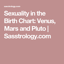 Sexuality In The Birth Chart Venus Mars And Pluto Birth