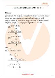 The paper1 is conducted for public notice display of provisional answer keys and question paper with recorded responses for. Jee Main 2020 Question Paper Solutions 3 September Morning