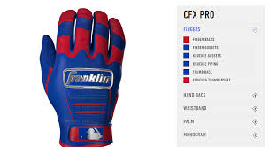 Design Your Own Custom Franklin Batting Gloves Batting Gloves
