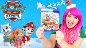 Lots of free christmas coloring pages for kids, including santa. Coloring Paw Patrol Christmas Pups Magic Ink Coloring Book Imagine Ink Marker Kimmi The Clown Youtube