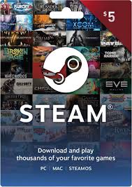5 Steam Card Wallet Gift Card Gift Card Generator Digital Gift Card