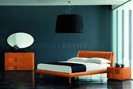 Maybe you would like to learn more about one of these? Modern Bedroom Set Trendy Cherry Finish