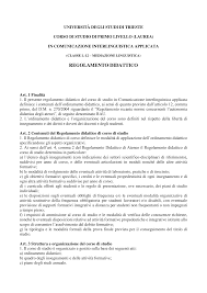 Preparati per i nostri test d'ammissione! Https Iuslit Units It Sites Iuslit Units It Files All Pagl Regolamento 20didattico 20sl01 13 5 2015 Pdf