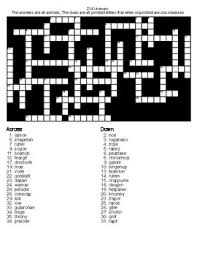 Animals crossword (1 of 3) level: Zoo Crossword Puzzle Worksheets Teaching Resources Tpt