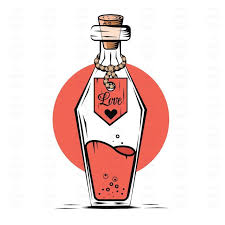 Love Potion Niko Dola In 2020 Dark Art Drawings Bottle Drawing Flask Illustration
