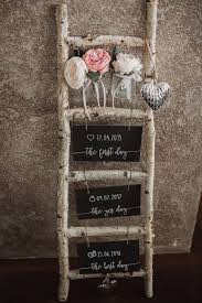 Diy Holzleiter Hochzeit Leiter Hochzeit Dekoration Hochzeit Holzerne Hochzeit